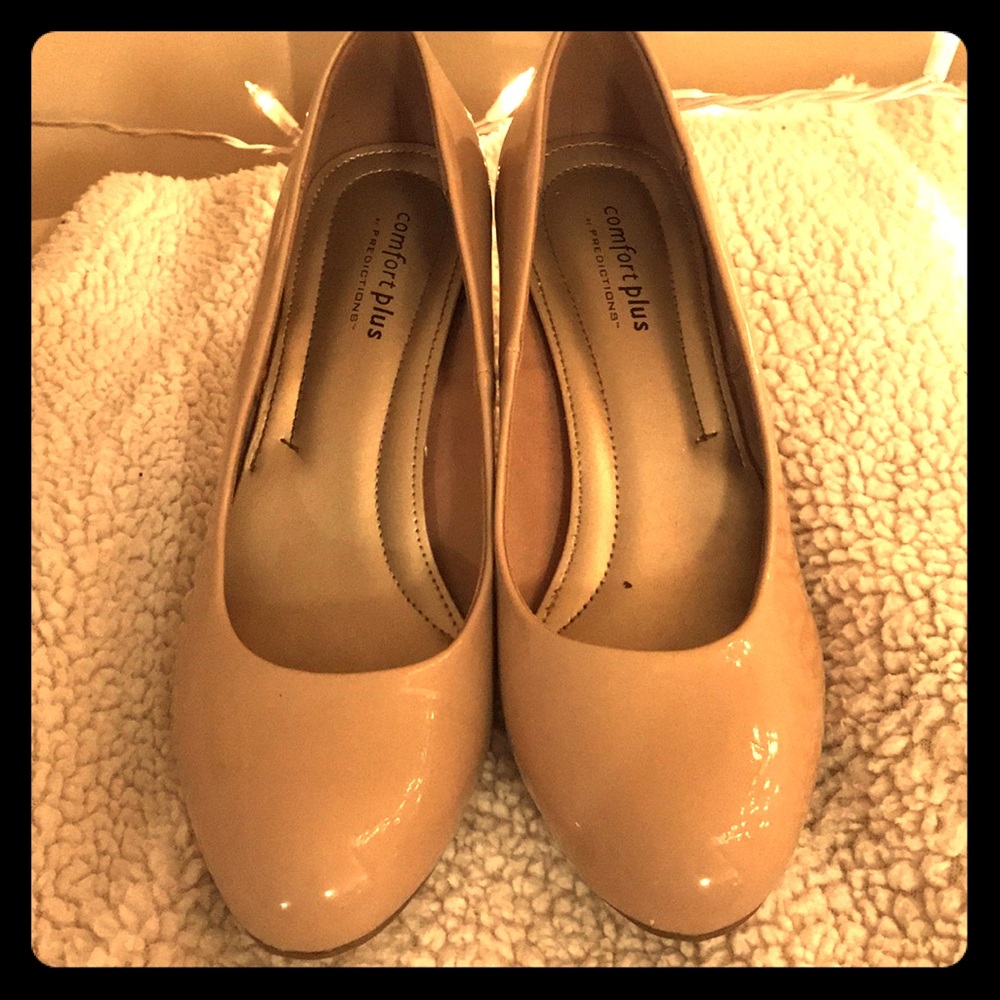 Nude high heels